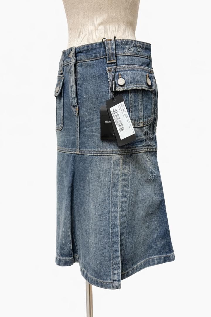 タグ付き D&G ドルチェ＆ガッバーナ DGロゴ デニムスカート #1685