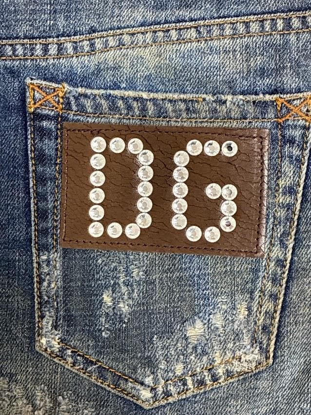 タグ付き D&G ドルチェ＆ガッバーナ DGロゴ デニムスカート #1685