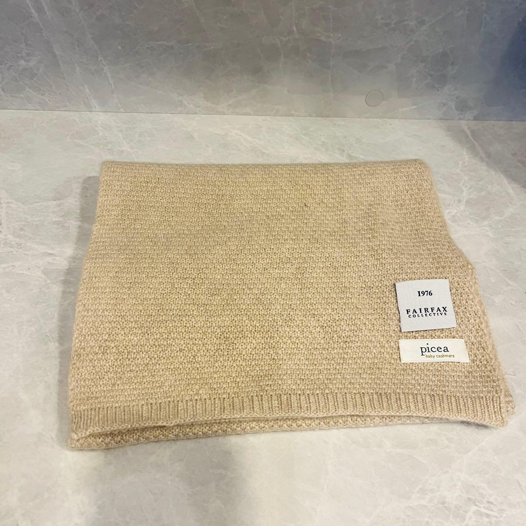 【希少】fairfax picea コラボ　ベビーカシミア　マフラー