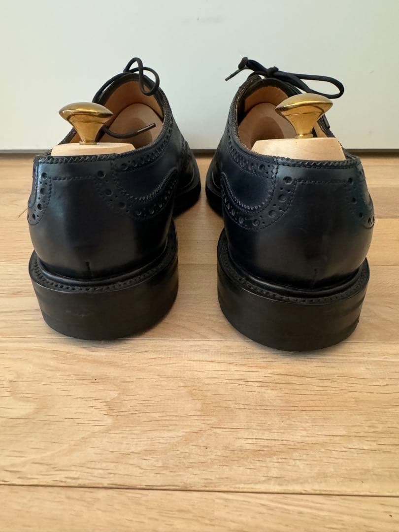 エドワードグリーンコードバンウイングチップシューズ