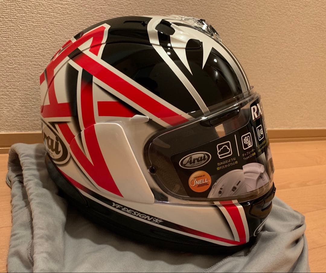 RX7X ナカノ X 55.56 arai フルフェイスヘルメット