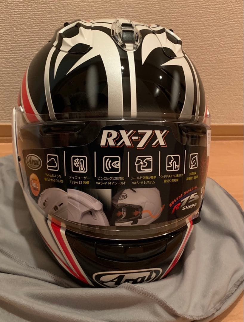 RX7X ナカノ X 55.56 arai フルフェイスヘルメット