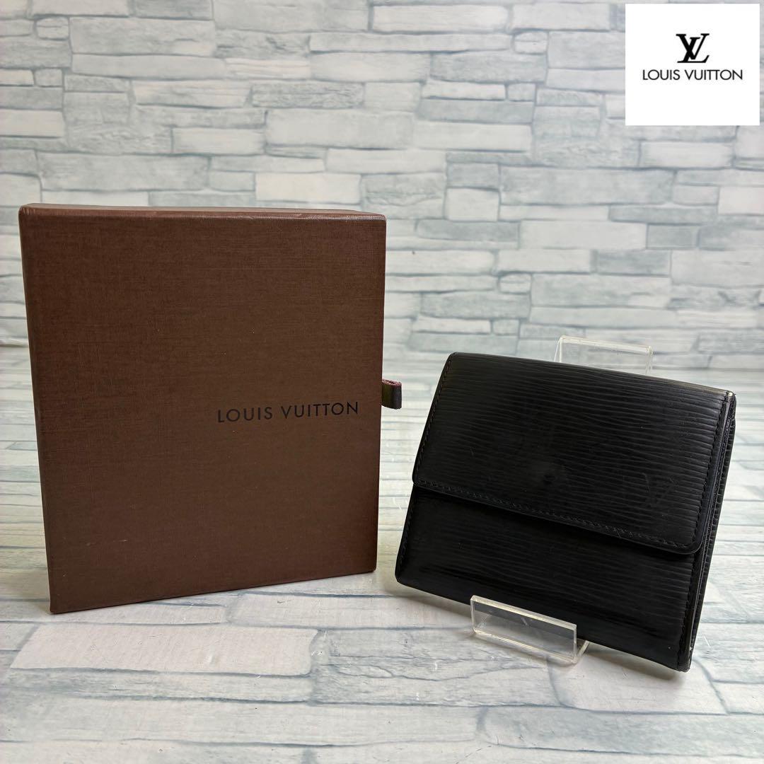 極美品　50 ルイヴィトン　エピ 三つ折り財布　二つ折り財布　Ｗホック kt5