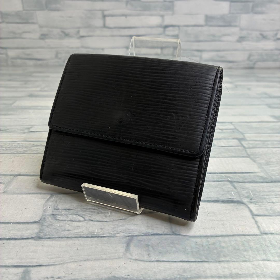 極美品　50 ルイヴィトン　エピ 三つ折り財布　二つ折り財布　Ｗホック kt5