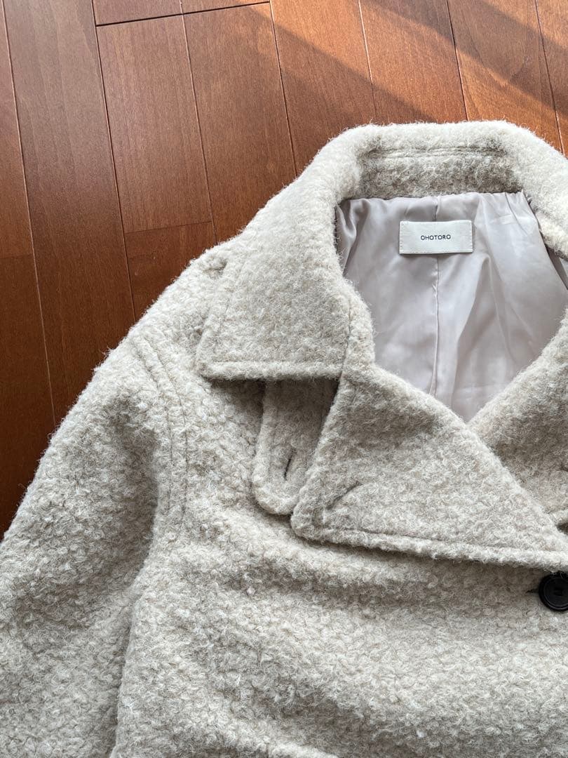 新年セール　OHOTORO コートミドル　2way Half Coat