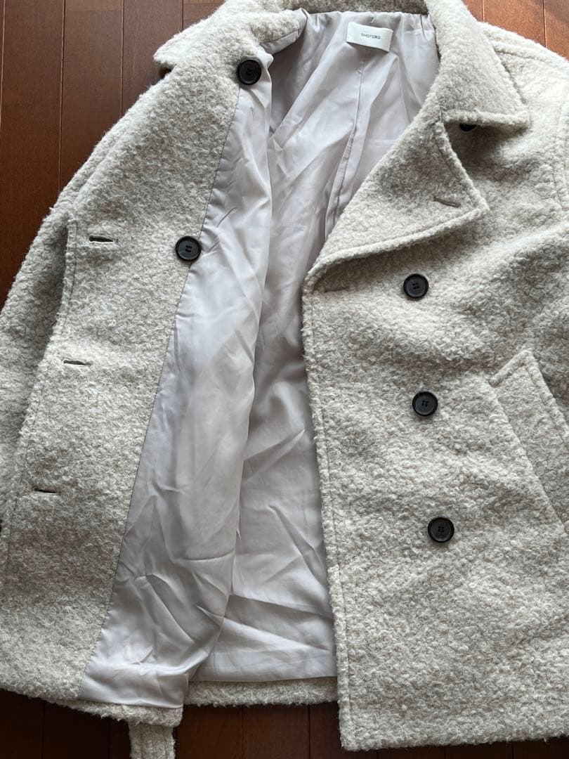 新年セール　OHOTORO コートミドル　2way Half Coat