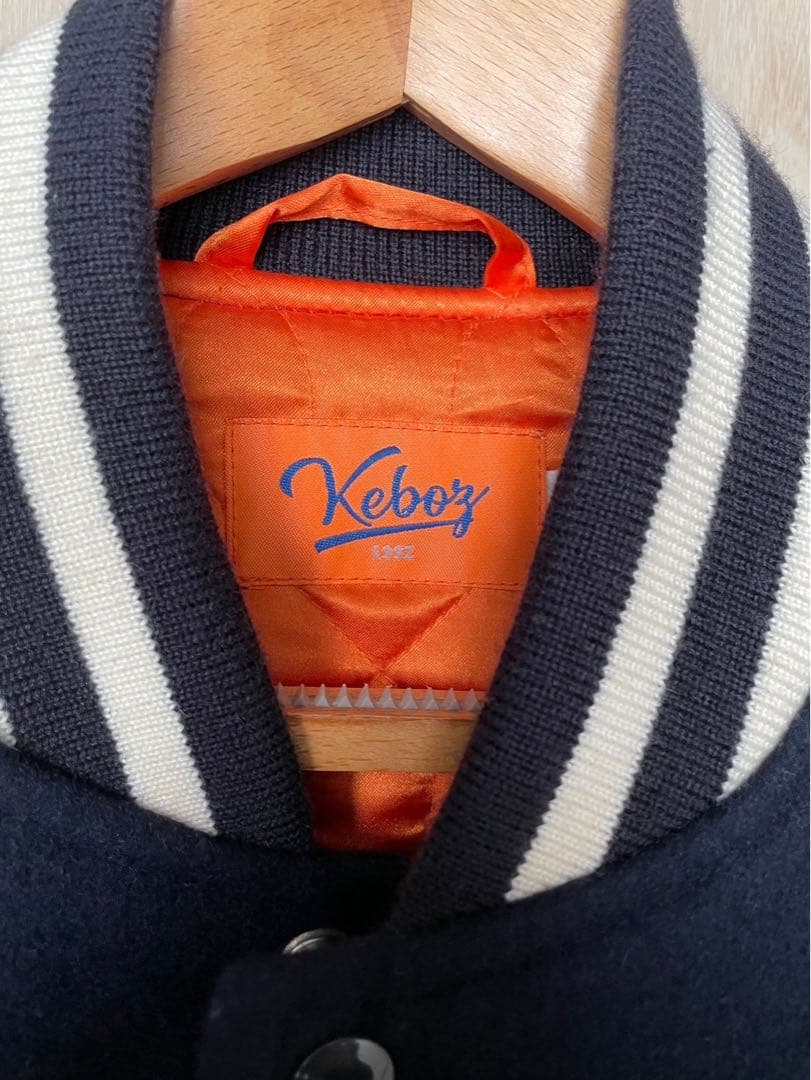 Keboz スタジャン 1992年 ネイビー/ホワイト