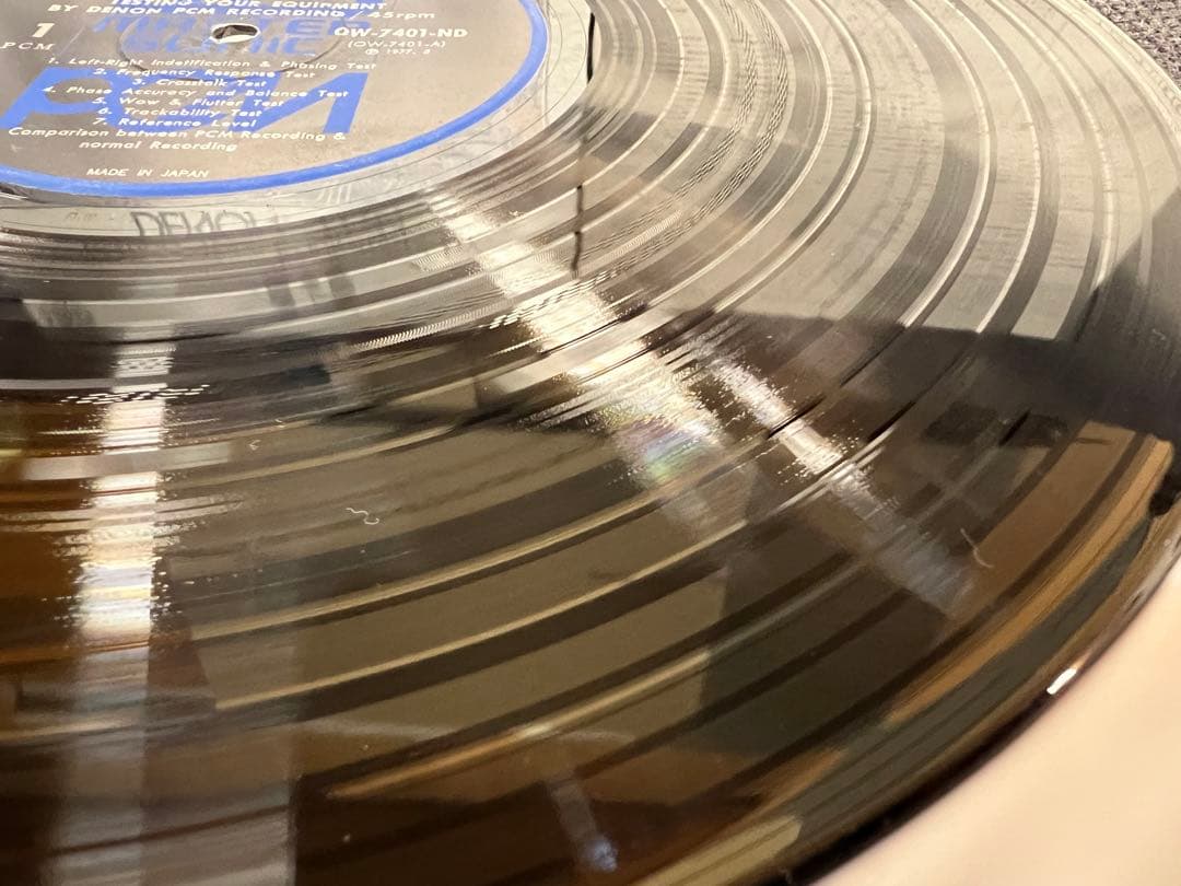 DENON OW-7401-NDオーディオチェック LPテストレコード　その他