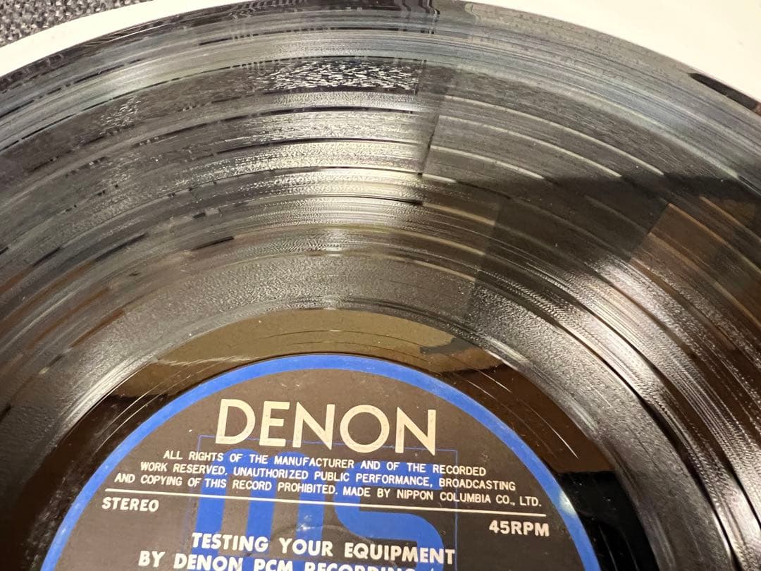 DENON OW-7401-NDオーディオチェック LPテストレコード　その他