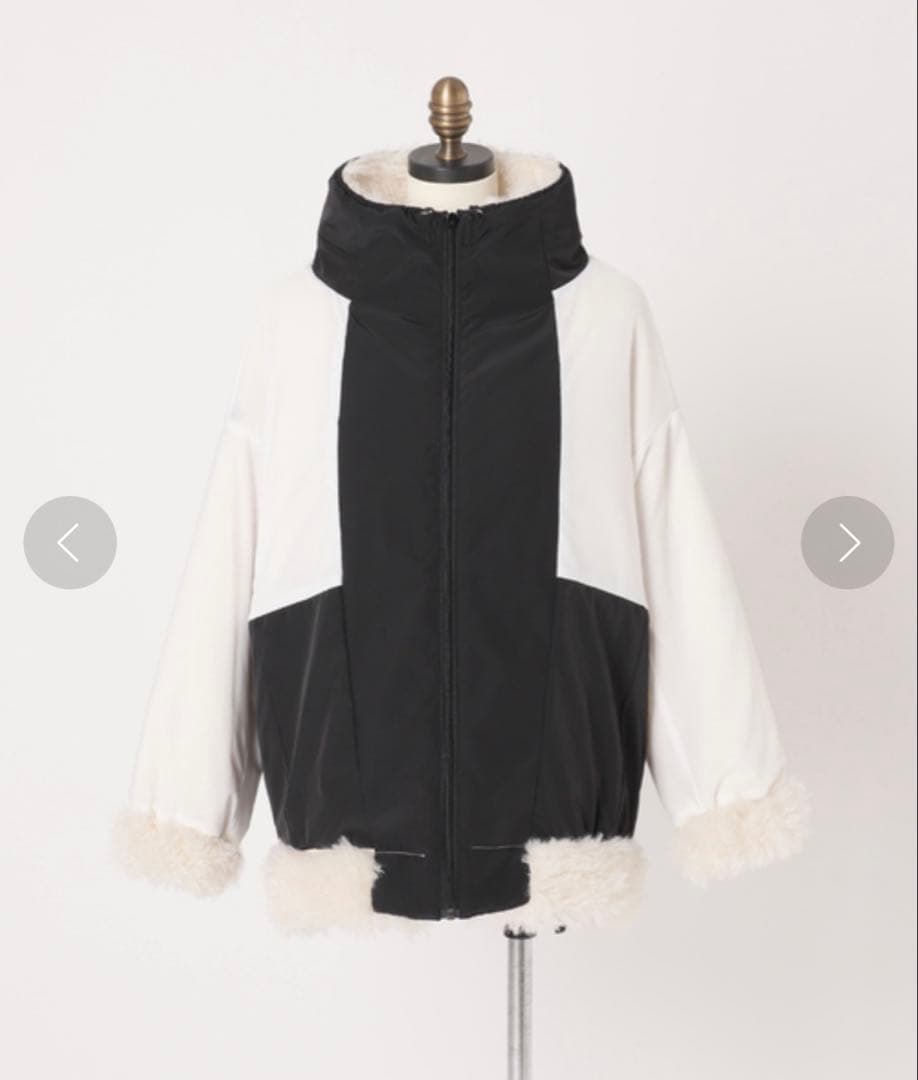 【美品】ヴェルメイユパーイエナ　ファーブルゾン　コート