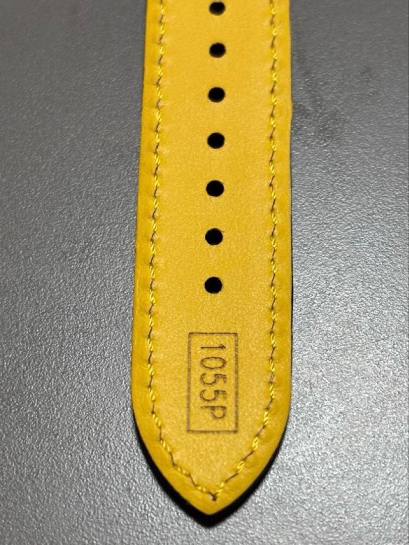 ★お値下げ【新品未使用】ブライトリングブラックアリゲーターストラップ22mm