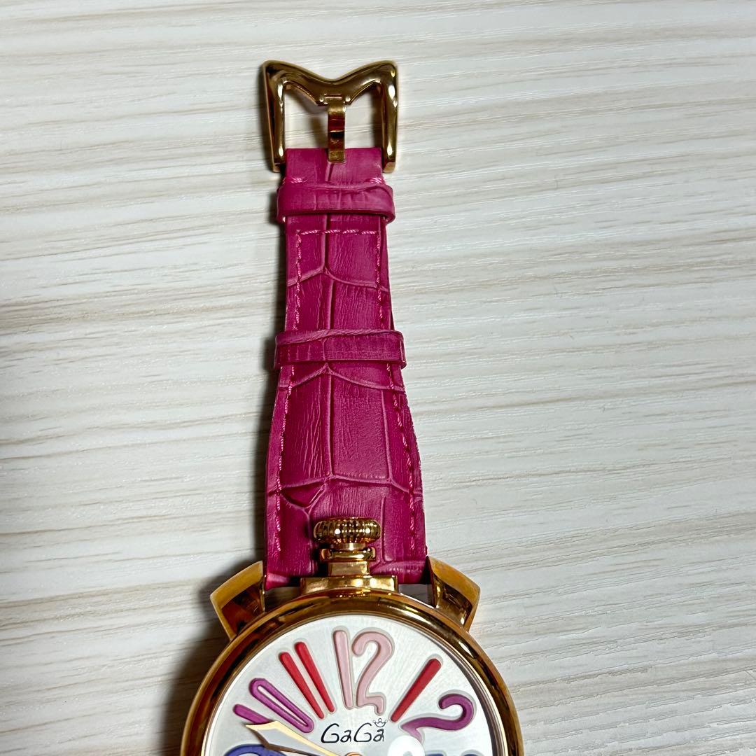 ❣️GaGa MILANO❣️腕時計　ピンク　おしゃれ　可愛い　手巻き時計