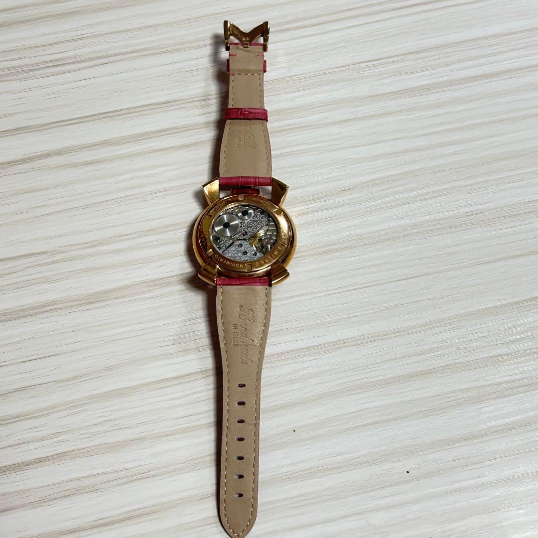❣️GaGa MILANO❣️腕時計　ピンク　おしゃれ　可愛い　手巻き時計