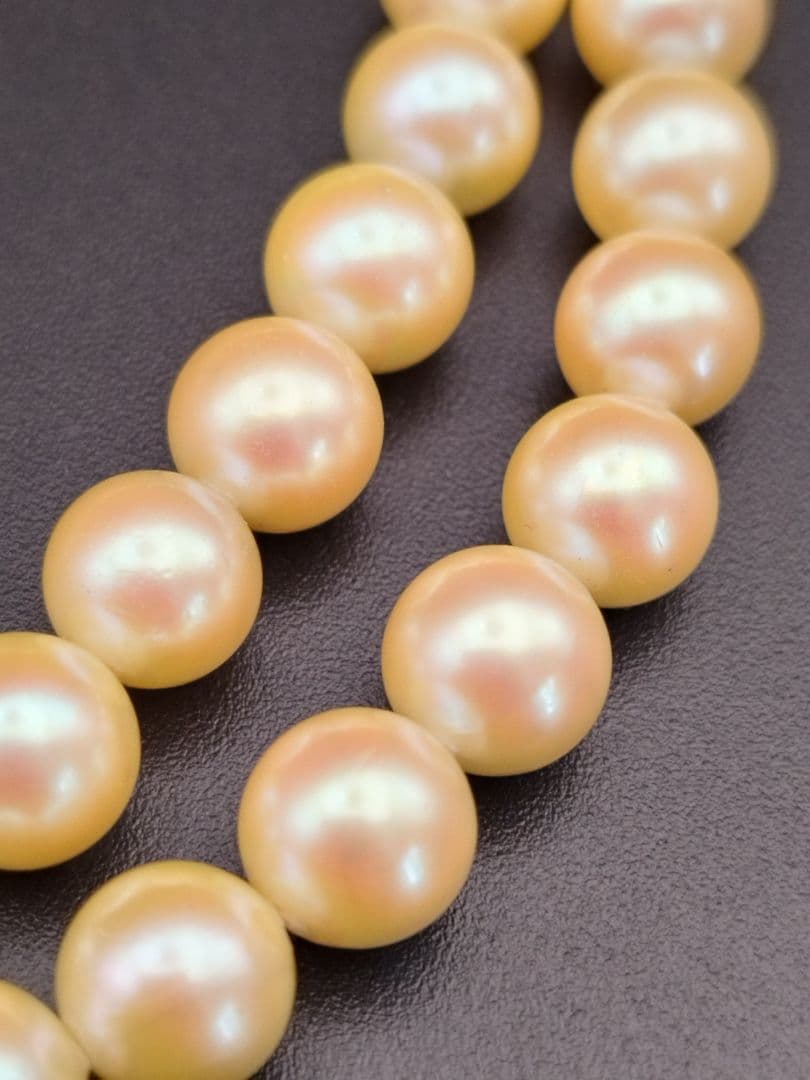 アコヤ本真珠 ロングパールネックレス あこや 照り silver925