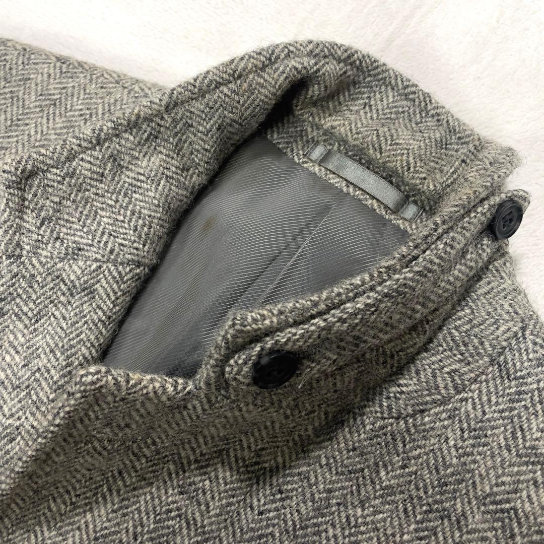 ジャミーソンズ シェトランドウール ヘリンボーン ハンティングジャケット L