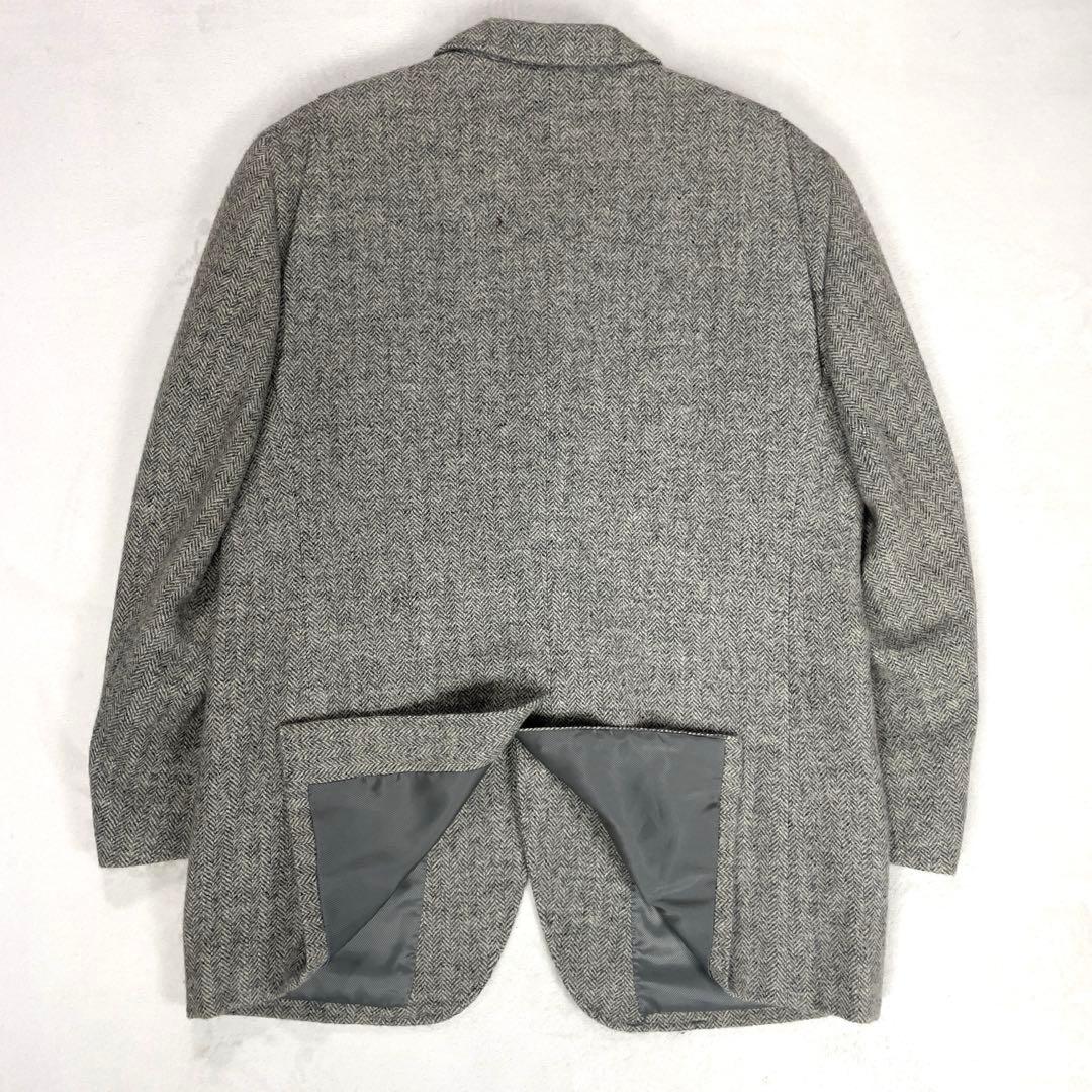 ジャミーソンズ シェトランドウール ヘリンボーン ハンティングジャケット L