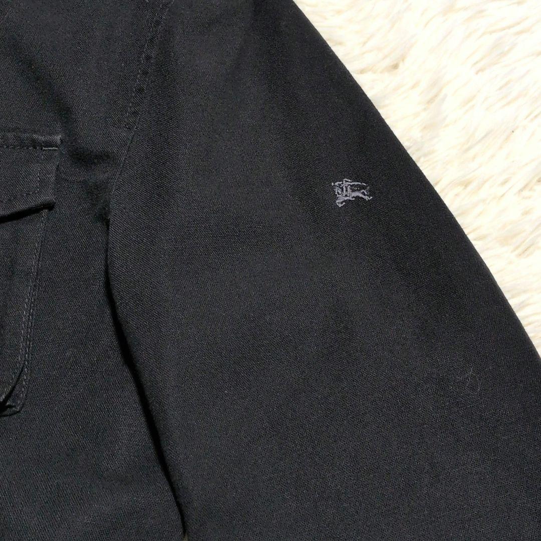 希少 バーバリーブラックレーベル 黒　M ミリタリー ジャケット 　アウター