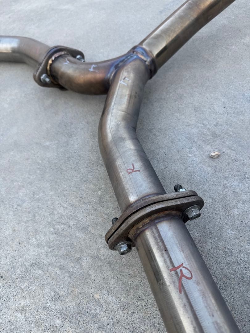 BRASH 4本出しマフラー 130マークX