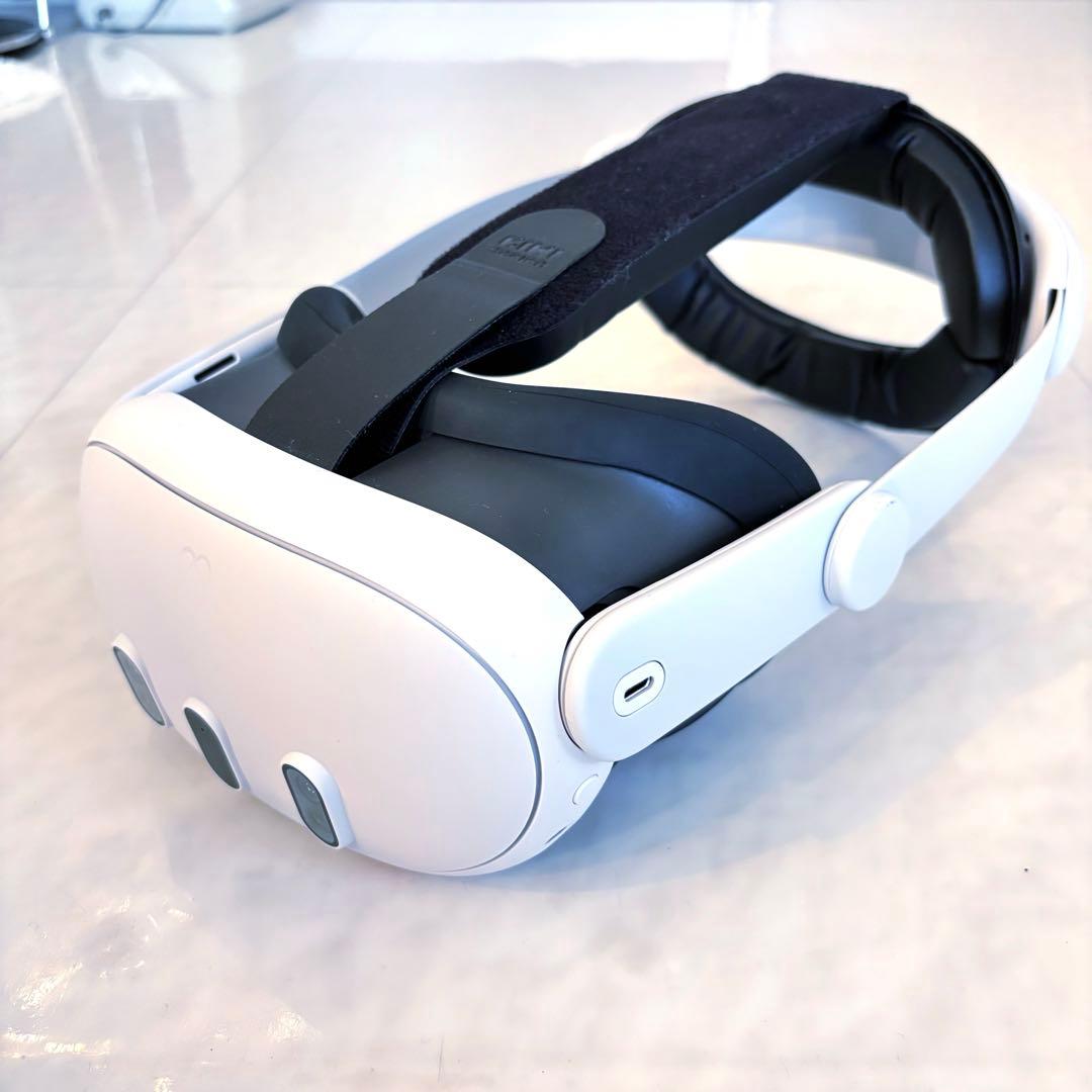 メタクエスト3、512GB、ヘッドストラップ、ゴム製カバー付き