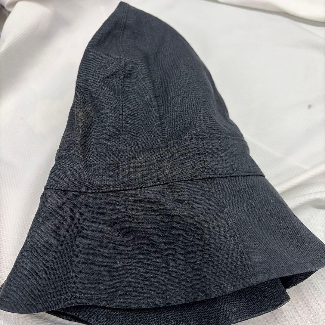 KIJI MA TAKAYUKI ブラック バケットハット フレア型