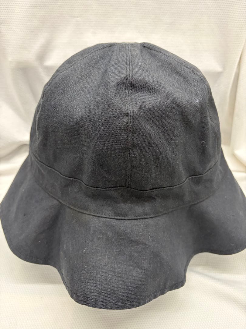 KIJI MA TAKAYUKI ブラック バケットハット フレア型