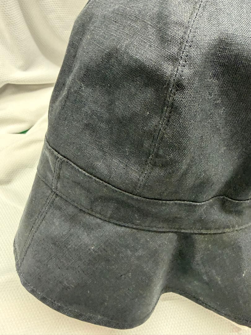 KIJI MA TAKAYUKI ブラック バケットハット フレア型