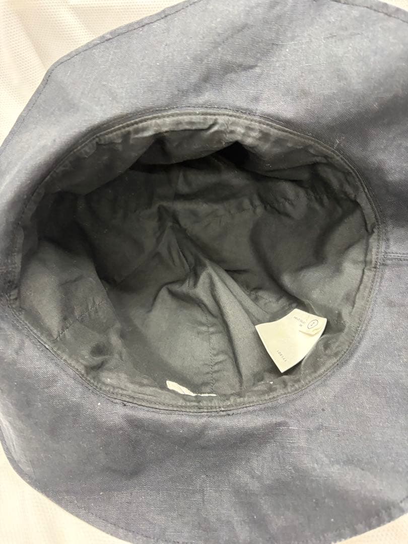 KIJI MA TAKAYUKI ブラック バケットハット フレア型