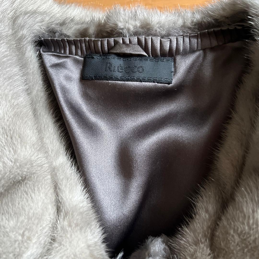 【Ayaサマ専用】Riecco ミンク襟　ラム　リアルファーコート