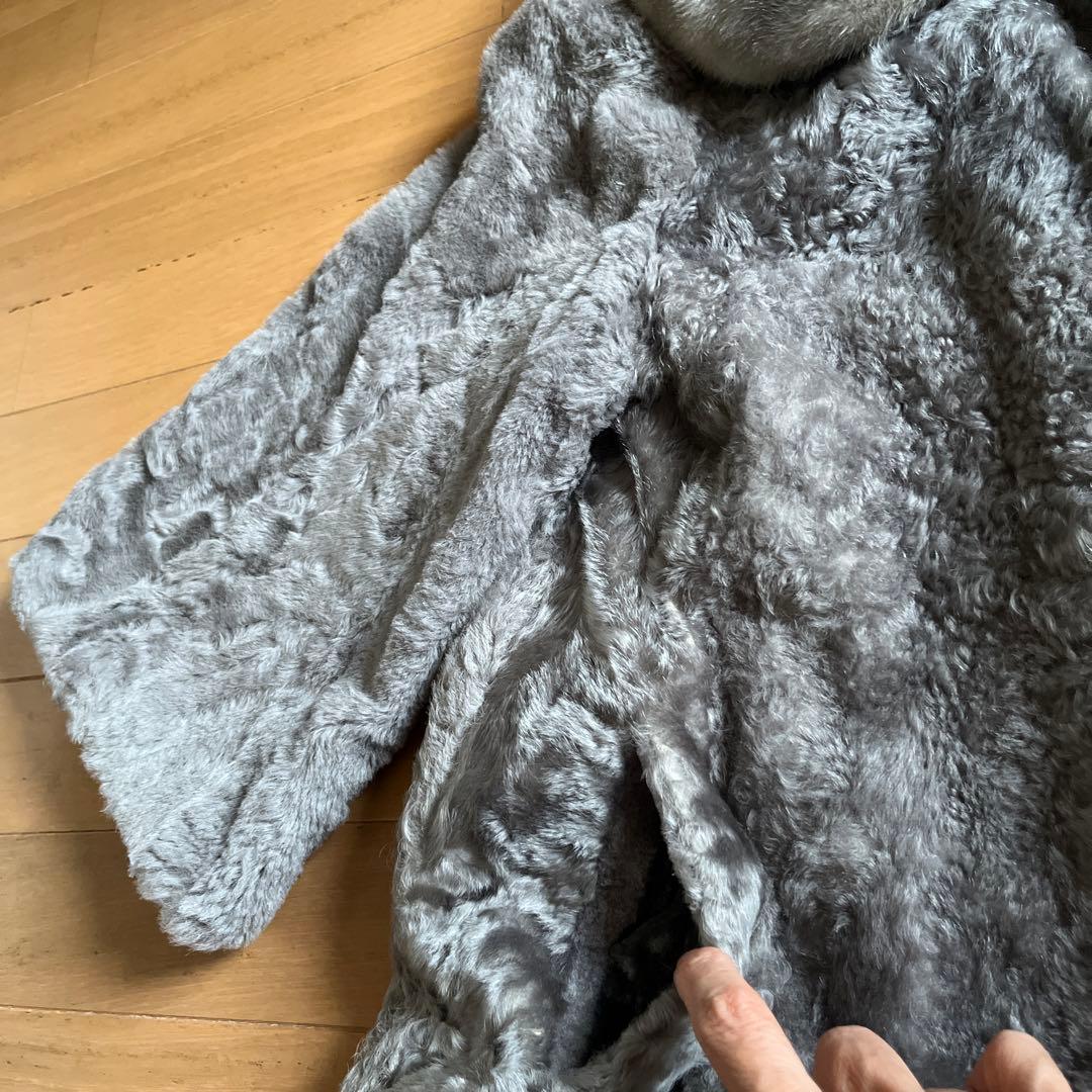 【Ayaサマ専用】Riecco ミンク襟　ラム　リアルファーコート