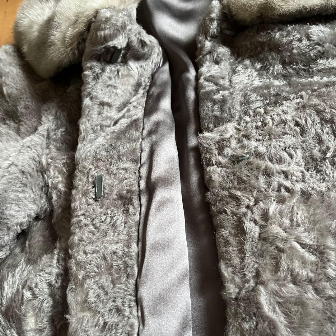 【Ayaサマ専用】Riecco ミンク襟　ラム　リアルファーコート