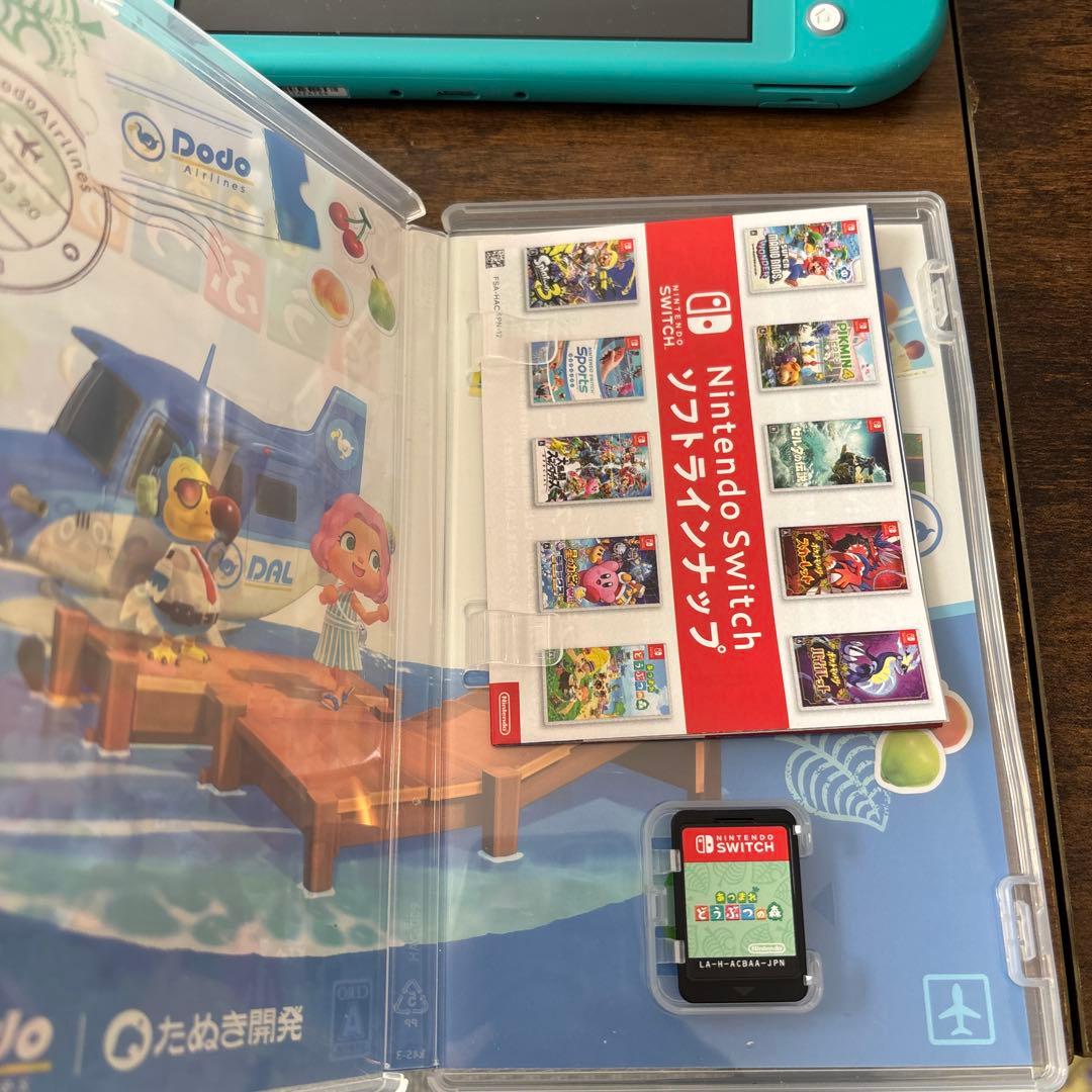 任天堂 Switch Lite ターコイズブルー / どうぶつの森カセット