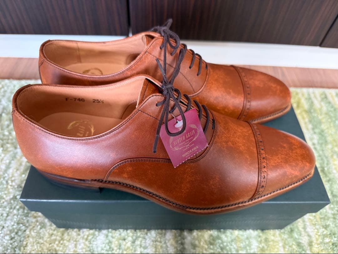 【未使用品】スコッチグレイン 革靴2足（黒、茶）