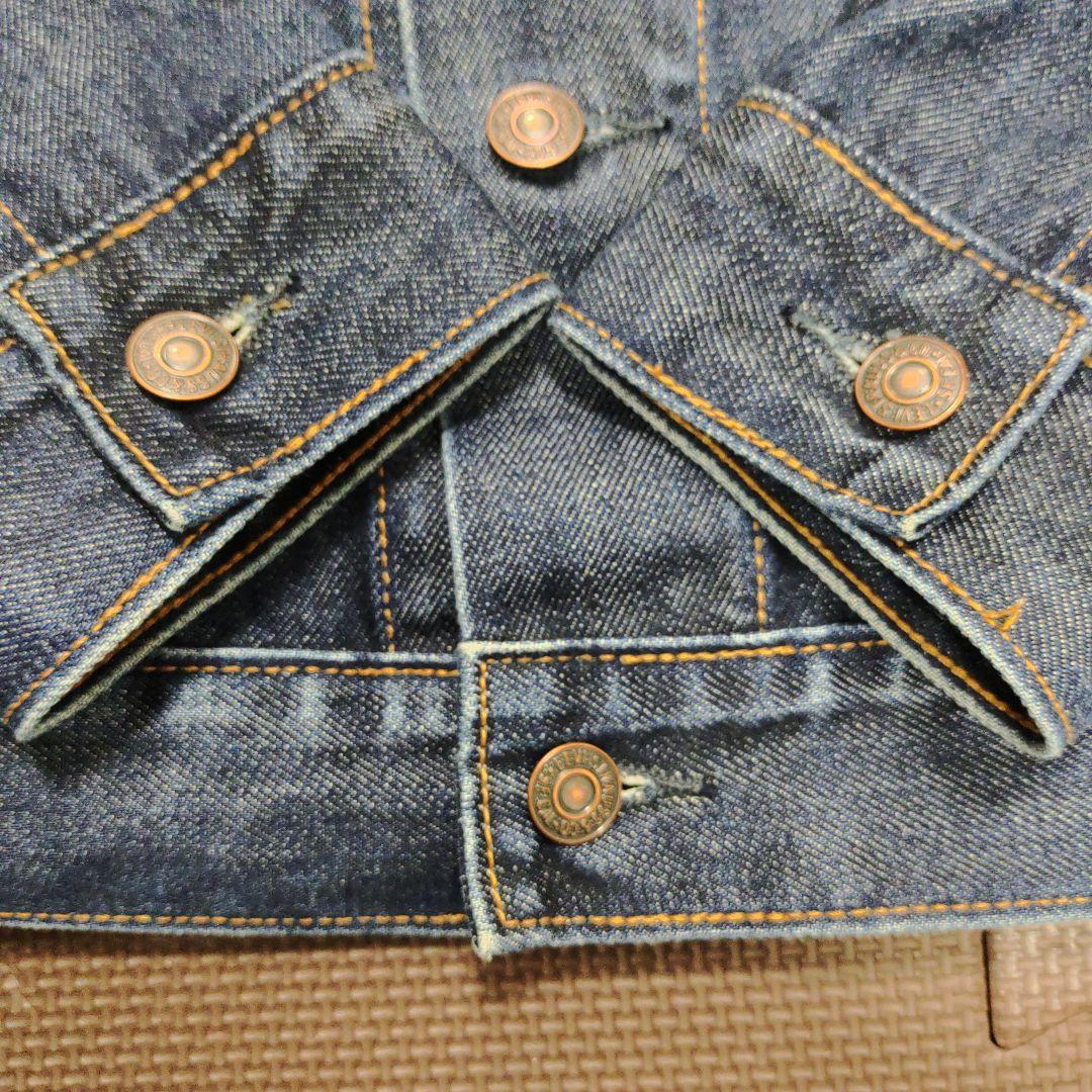リーバイス デニムジャケット 濃紺インディゴ 3rd サードタイプ Мサイズ