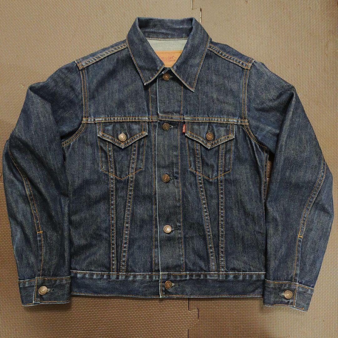 リーバイス デニムジャケット 濃紺インディゴ 3rd サードタイプ Мサイズ