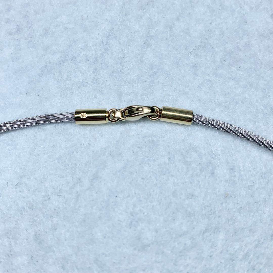 未使用級 フィリップシャリオール ネックレス チョーカー ワイヤー 付属品つき