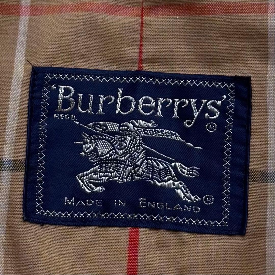 美品 着丈110バーバリー ベルト付 トレンチコート チェック ベージュ