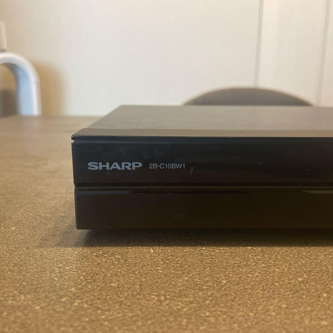 【美品】SHARP AQUOS ブルーレイレコーダー　2B-C10BW1 1TB