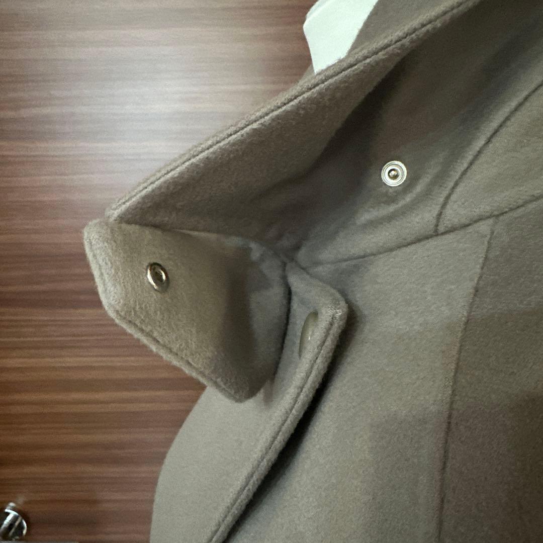 【極々美品】Max Maraマックスマーラ ポンチョ風コート グレージュ系　38