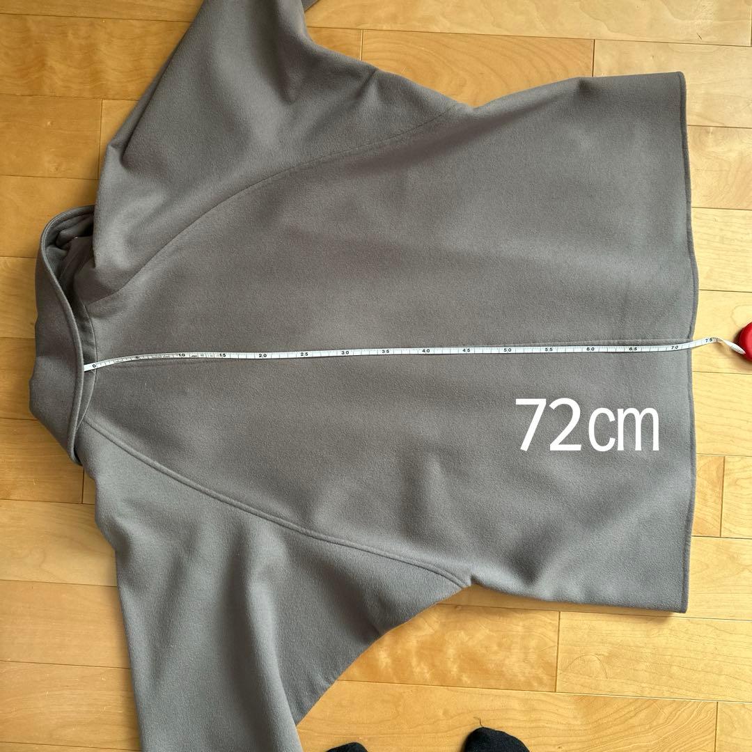 【極々美品】Max Maraマックスマーラ ポンチョ風コート グレージュ系　38