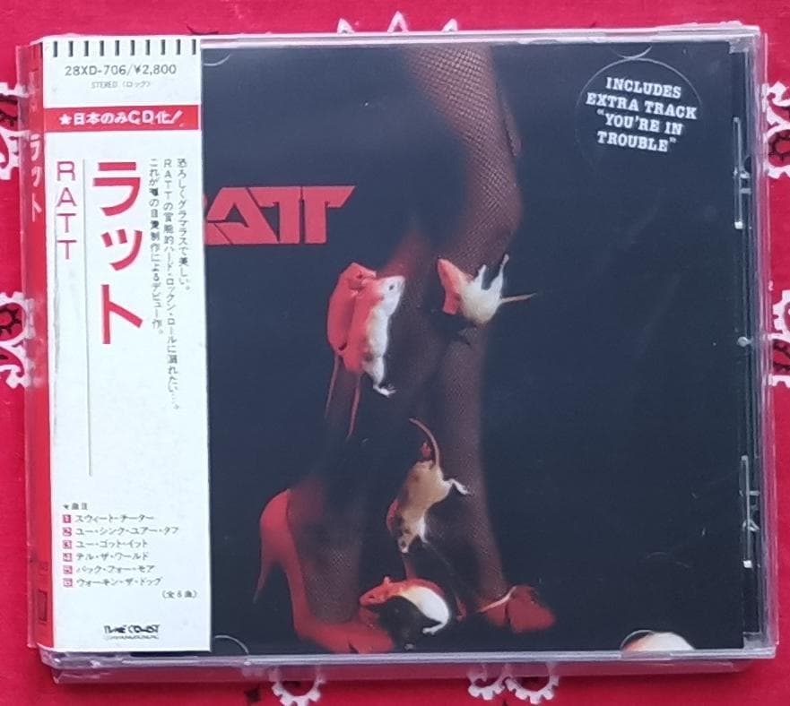 m*u様 ラット RATT デビュー盤 40周年記念盤 おまけ付き