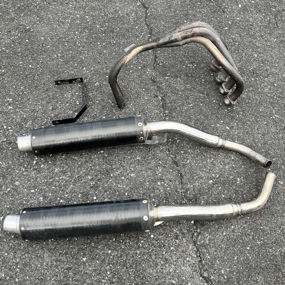 ホーネット250 SP忠男 スーパーコンバット 2本出し フルエキ マフラー