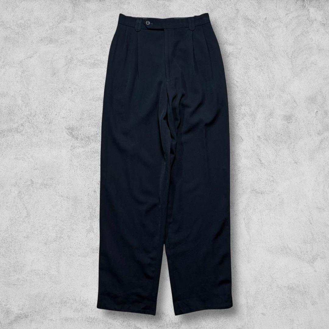 Jean Paul GAULTIER 90's ウールワイドスラックス 黒