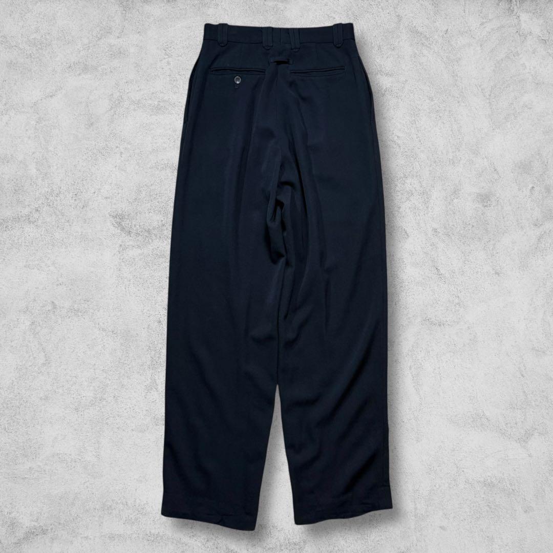 Jean Paul GAULTIER 90's ウールワイドスラックス 黒