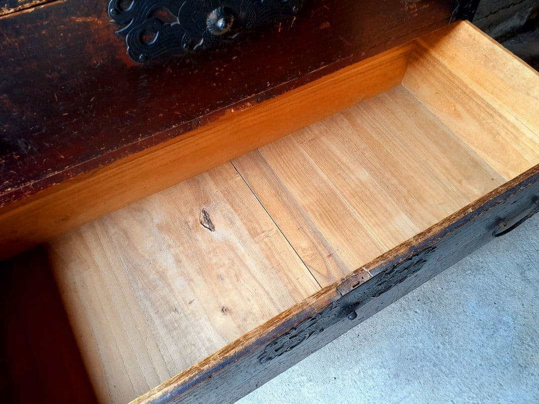 時代箪笥　重ね箪笥　和たんす　アンティーク　レトロ　古民家