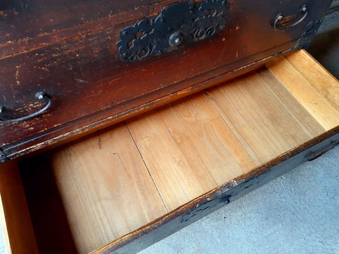 時代箪笥　重ね箪笥　和たんす　アンティーク　レトロ　古民家