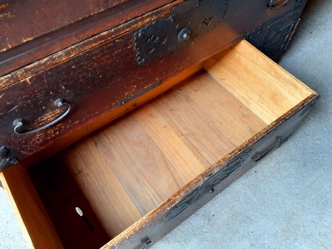 時代箪笥　重ね箪笥　和たんす　アンティーク　レトロ　古民家