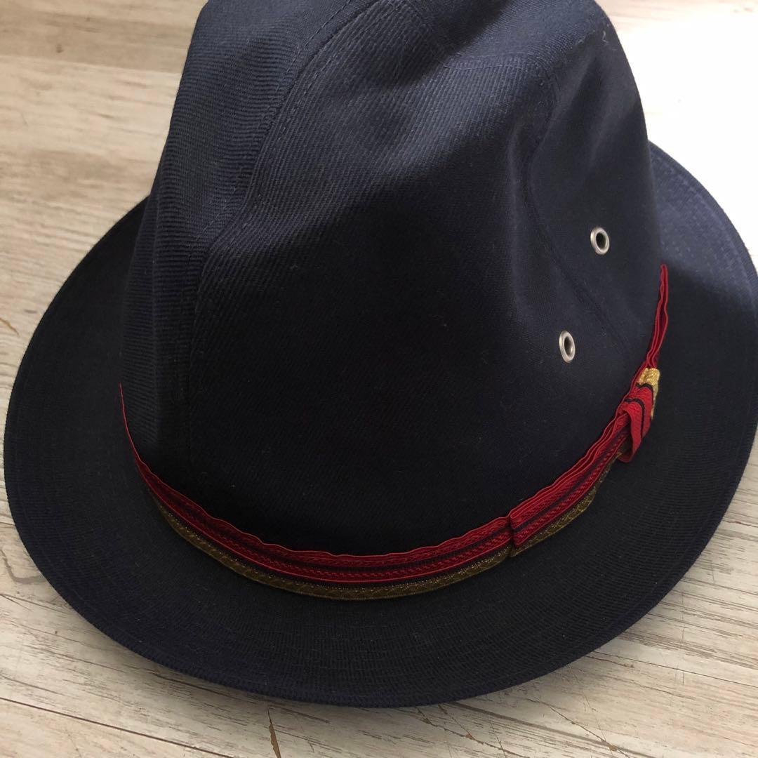 COMMEdesGARCONS コムデギャルソン　刺繍リボンライン　ハット　帽子