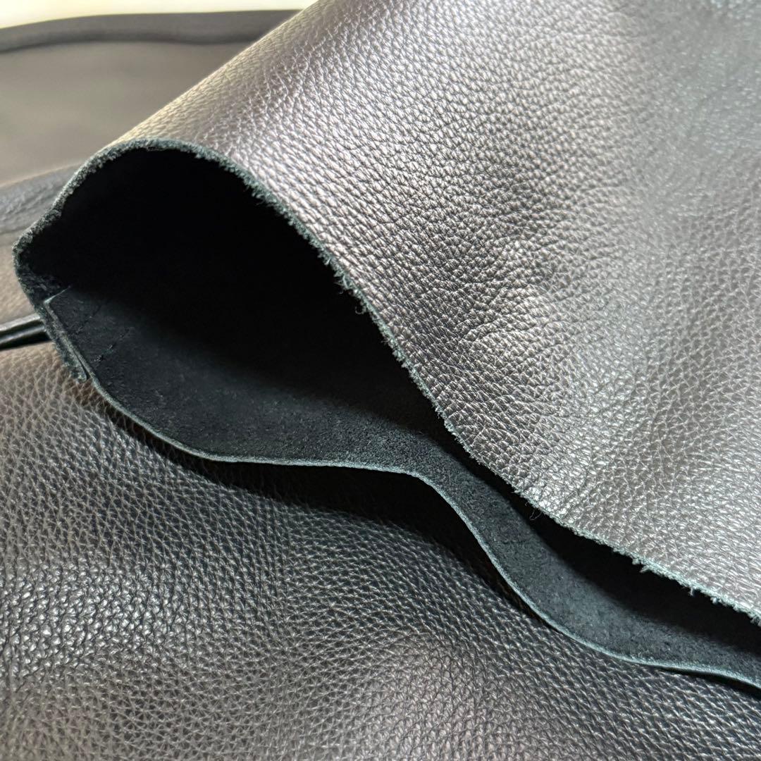 【極美品】AVIREX レザーパンツ ブラック 牛革