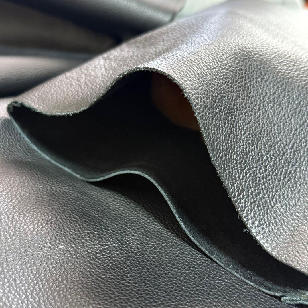 【極美品】AVIREX レザーパンツ ブラック 牛革