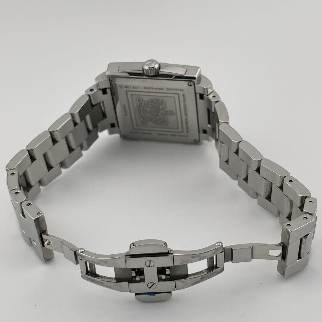 【稼働/新品電池】ハミルトン　ジャズマスター　スクエア　6P ダイヤ　シェル